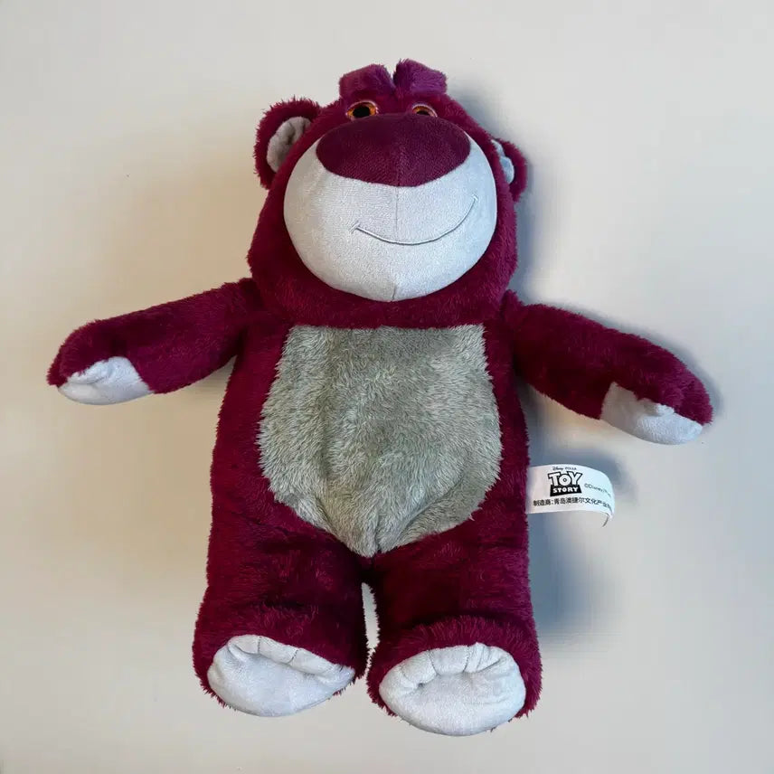 [BUNJANG] Strawberry Bear Plush Toy / 부들부들 포옹을 좋아하는 딸기곰 애착 인형 (S급)