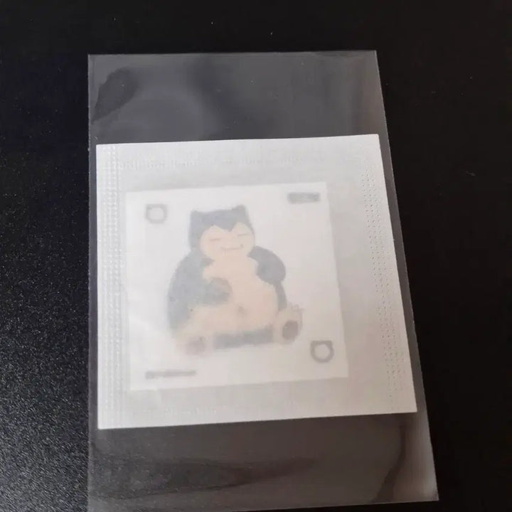 [BUNJANG] Damter Pokémon Kombucha Snorlax Removable Sticker (Sealed) / 담터 포켓몬 콤부차 리무버블 스티커 - 잠만보 (미개봉)