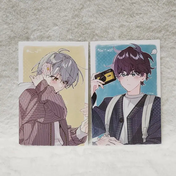 [BUNJANG] Merri Marbling Ian Yoo Geon Postcard Set / 메리마블링 텀블벅 이안 유건 엽서 세트
