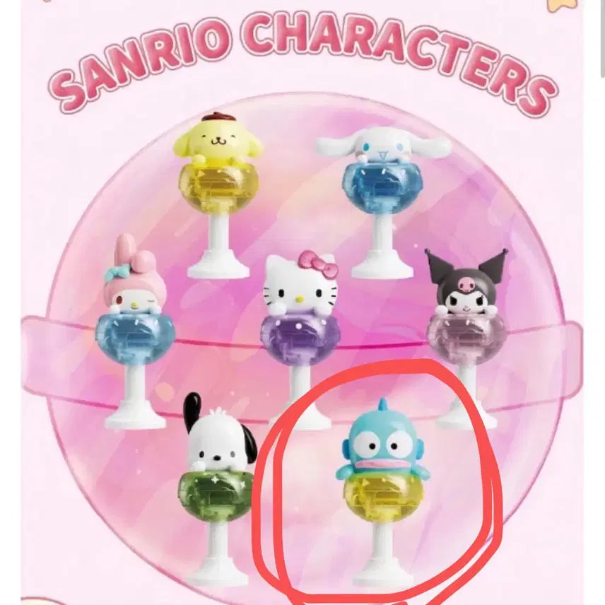 [BUNJANG] Sanrio Lollipop Keycap Series Hangyodon / 산리오 막대사탕 키캡 시리즈 한교동