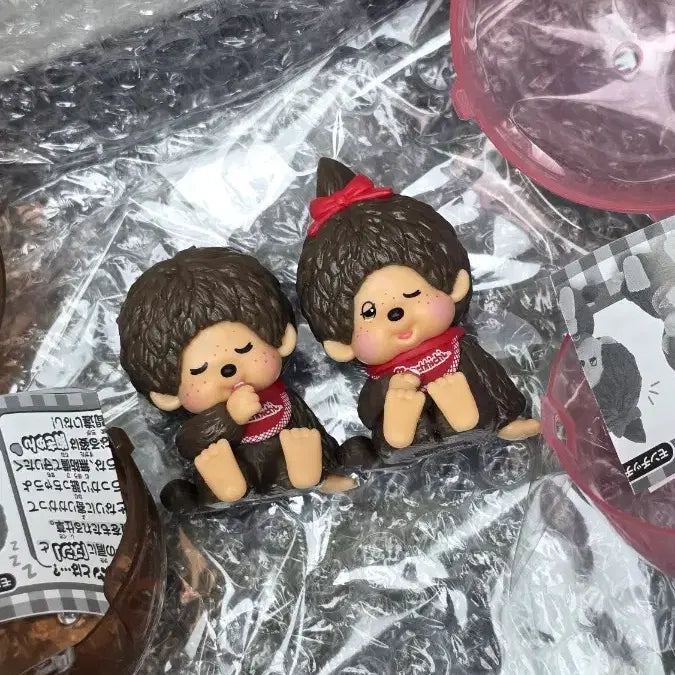 [BUNJANG] Monchhichi Shoulder Buddy Gacha Figures - Bundle Set / 몬치치 어깨쿵 가챠 2개 일괄