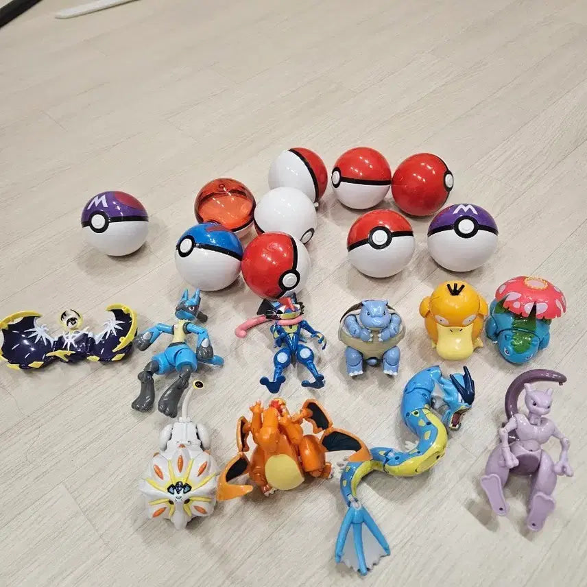 [BUNJANG] Pokemon Changing Figures 10 Types Bundle Set / 포켓몬스터 체인징 피규어 10종 판매 일괄