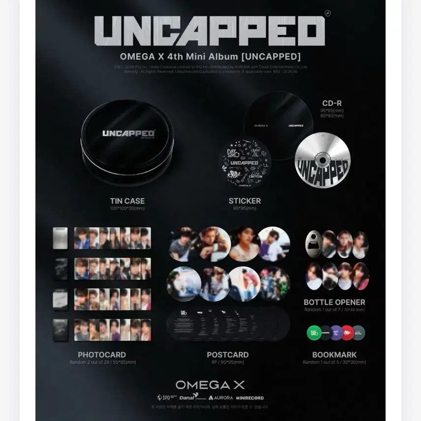 [BUNJANG] OMEGA X UNCAPPED Album (Sealed) / OMEGA X 오메가엑스 UNCAPPED ALBUM (미개봉)