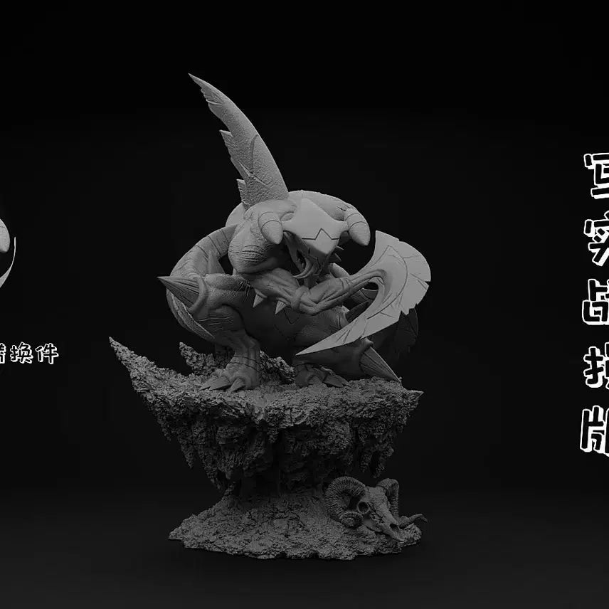 [BUNJANG] Scale World DM Mega Garchomp Scratched Version Full Set Pokemon Resin / 스케일월드 DM 메가한카리아스 상처버전 풀셋 포켓몬 레진