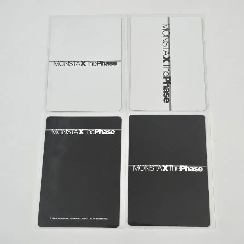 [BUNJANG] Monsta X Hyungwon Bundle Set Photocards (4 pcs) / 몬스타엑스 형원포카 4장 일괄