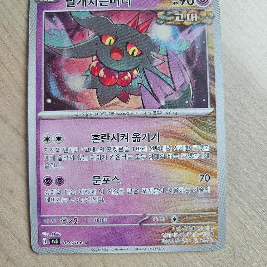 [BUNJANG] Pokemon Card Wingull / 포켓몬카드 날개치는머리