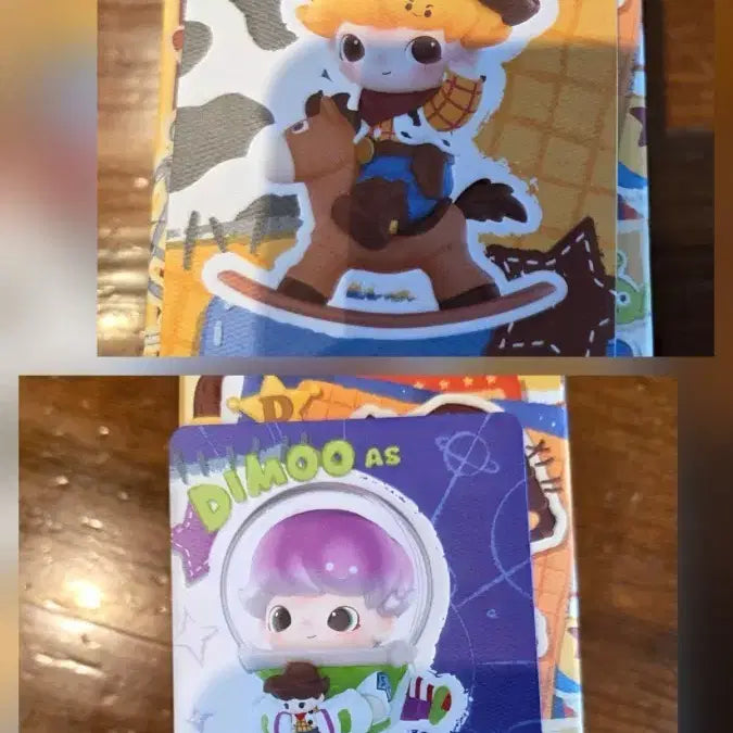 [BUNJANG] Dimoo Pixar Woody + Buzz Sealed Figure / 디무 픽사 우디+버즈