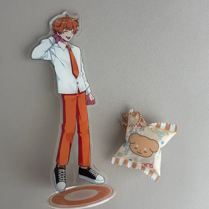 [BUNJANG] Pixelly Duck Egg Acrylic Snack Bag Keychain / 픽셀리 덕개 아크릴 과자봉지 키링