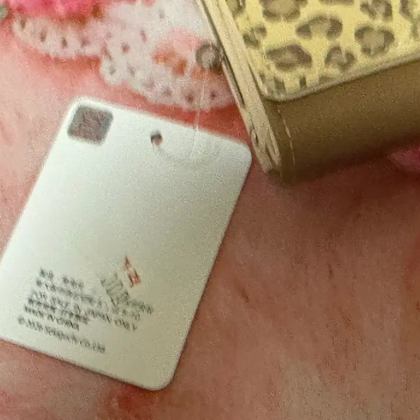 [BUNJANG] Monchhichi Leopard Print Wallet / (정품) 몬치치 호피 지갑