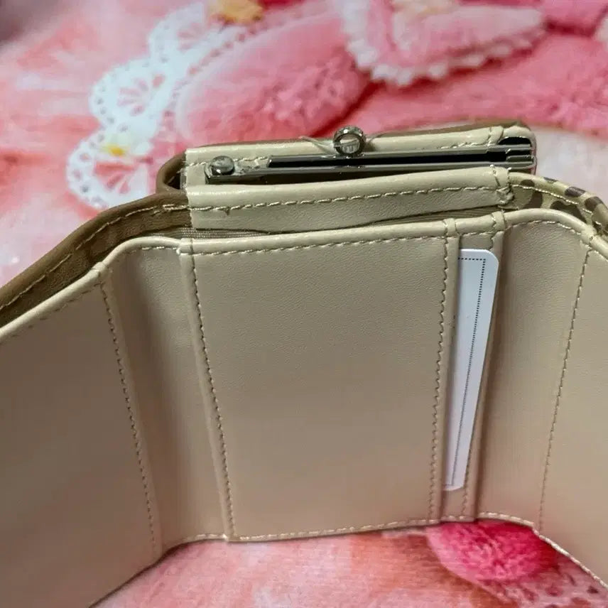 [BUNJANG] Monchhichi Leopard Print Wallet / (정품) 몬치치 호피 지갑