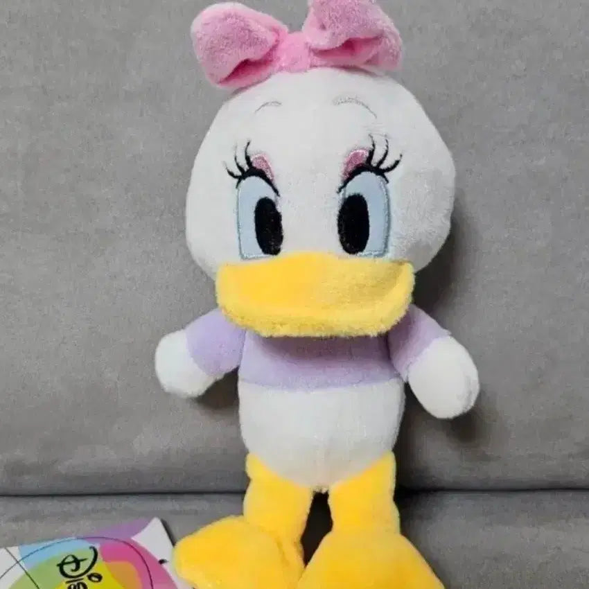 [BUNJANG] Disney Daisy Duck 15cm Plush Keychain / 디즈니 데이지덕 키체인 15cm 키링 인형