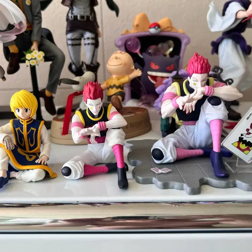 [BUNJANG] Hunter x Hunter Hisoka &amp; Kurapika Figure Set (Unsealed Bundle) / 헌터x헌터 히소카2 크라피카1 피규어 (개봉일괄)