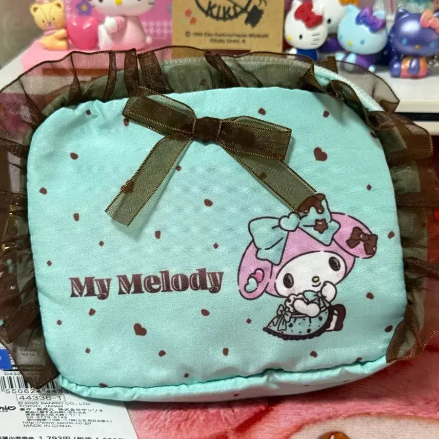 [BUNJANG] Sanrio Mint Chocolate Series My Melody Pouch / (정품) 산리오 민트초코 시리즈 파우치(마이멜로디)