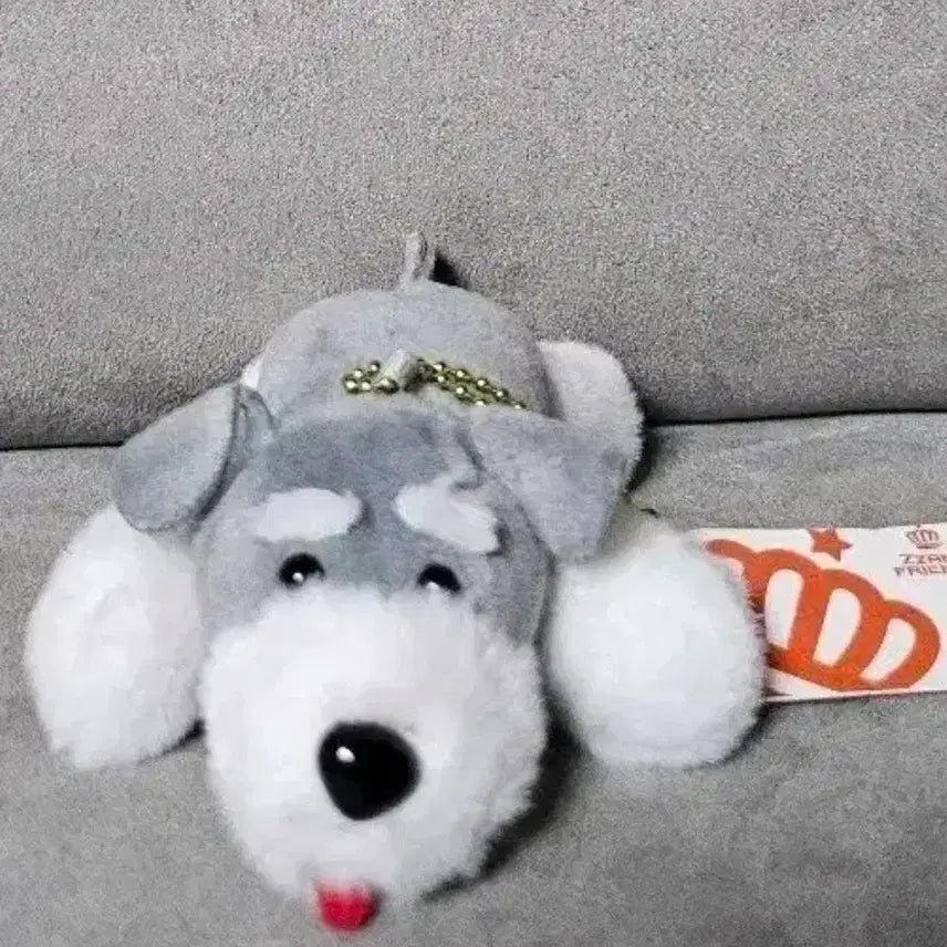 [BUNJANG] Jjang Arcade Dog Keychain Plush / 짱오락실 강아지 키링 인형