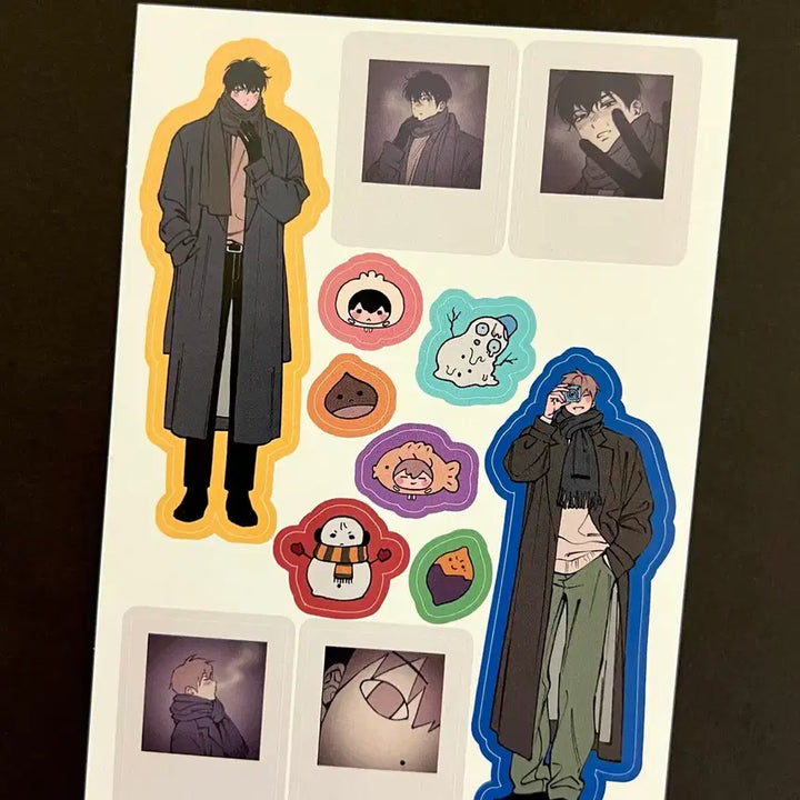 [BUNJANG] Garbage Time Jongsu Sangho Sticker Set / 가비지타임 갑타 종수 상호 종상 스티커 굿즈
