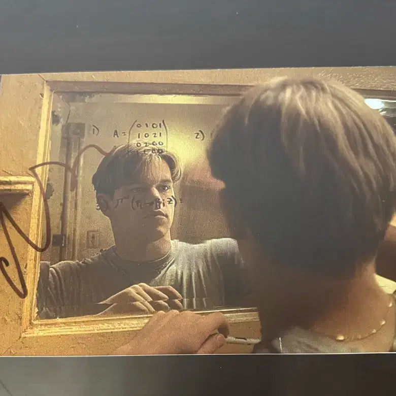 [BUNJANG] Matt Damon "Good Will Hunting" Autographed Item / 맷데이먼 굿 윌 헌팅 친필 사인 싸인 판매