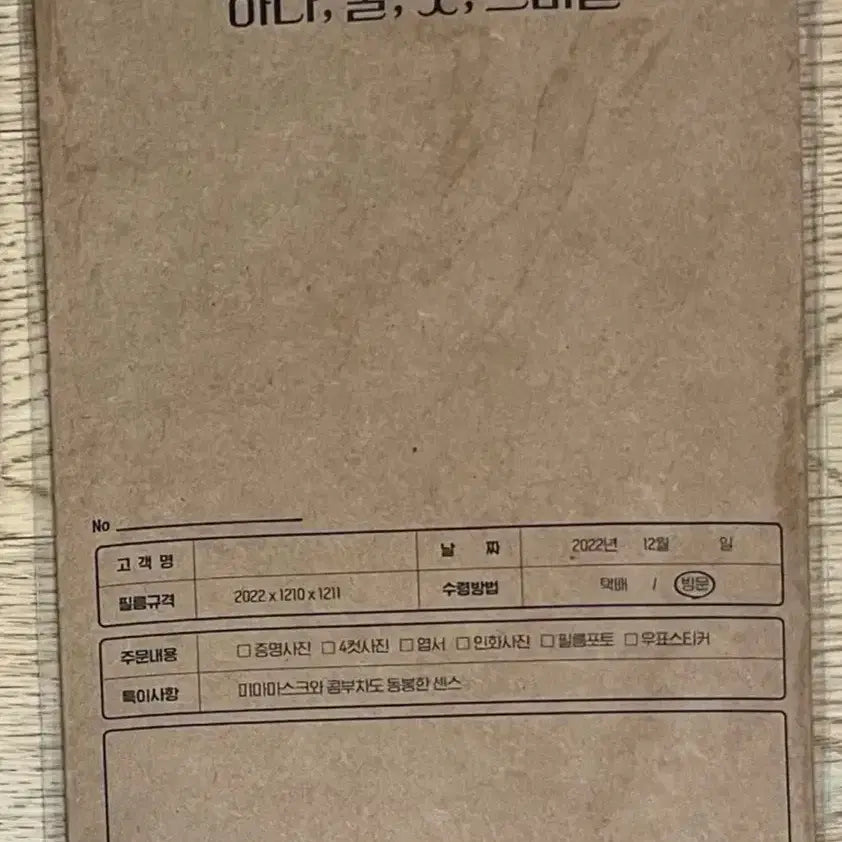 [BUNJANG] Kim Seon-ho 2022 <One, Two, Three, Smile> Merchandise / 김선호 2022 <하나, 둘, 셋, 스마일> 굿즈