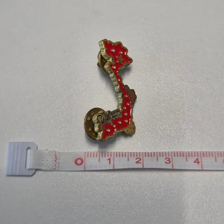[BUNJANG] Vietnam Flag Lapel Pin / 베트남 국기 뱃지