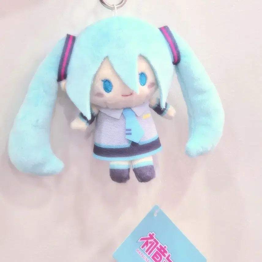 [BUNJANG] Miku Carabiner Plush Doll Keychain / 미쿠 카라비너 누이 봉제인형 키링