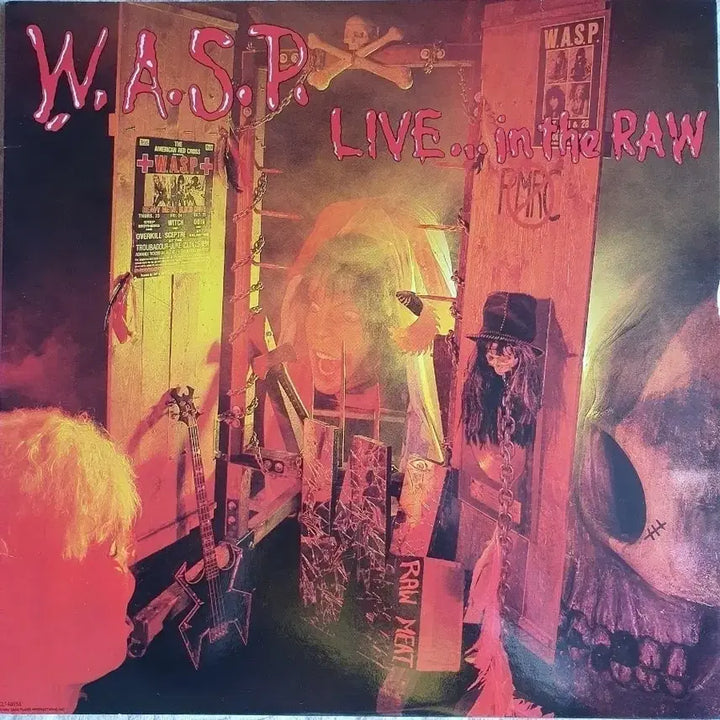 [BUNJANG] W.A.S.P. LIVE...IN THE RAW LP (US 1st Press) / W.A.S.P - LIVE...IN THE RAW LP(미국초반)