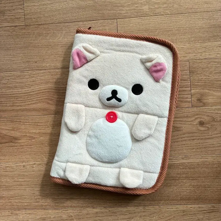 [BUNJANG] Rilakkuma Korilakkuma Classic Multi Pouch Notebook Cover Wallet / 고전 코리락쿠마 멀티파우치 모자수첩 파우치 지갑 다이어리커버