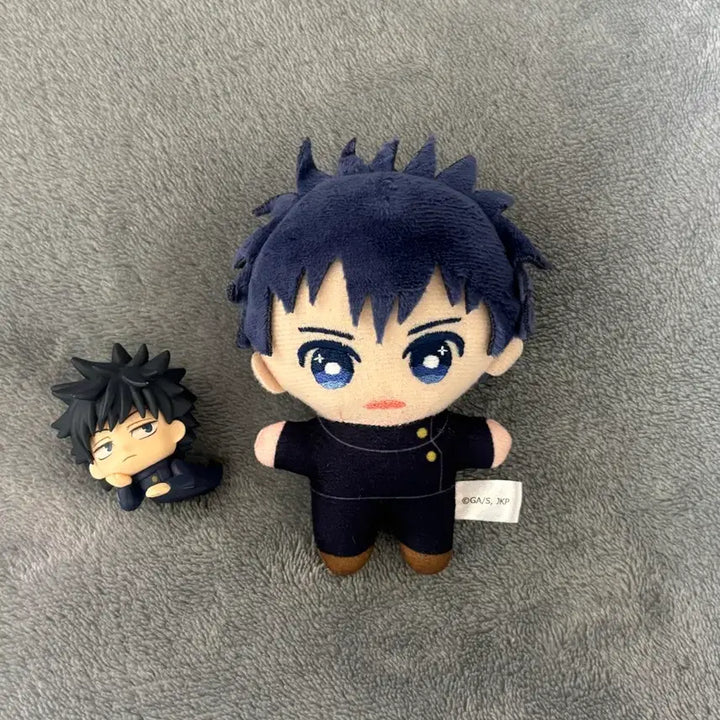 [BUNJANG] Jujutsu Kaisen Megumi Chibi Plush Bundle Set / 주술회전 메구미 느긋한 피규어 + 치비누이 (일괄)
