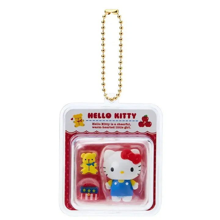 [BUNJANG] Sanrio Miniature Package Toy Charm Keyring - Red Hello Kitty / 산리오 미니어처 패키지 토이 참 키링 레드 헬로키티