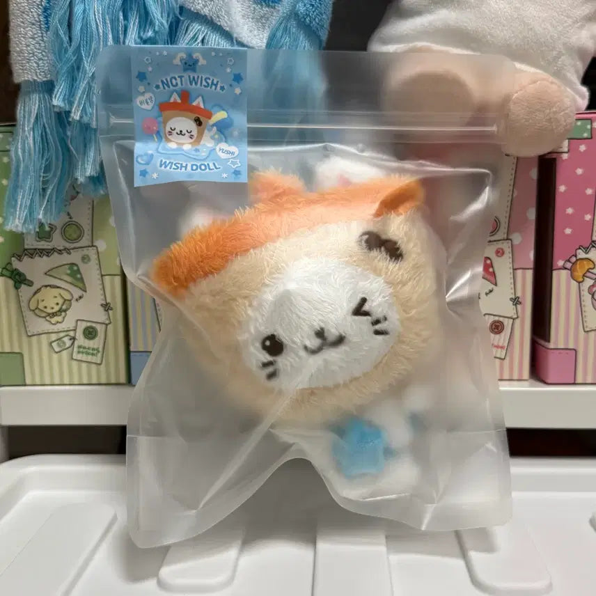 [BUNJANG] NCT WISH Original Bubble Cat Plush Doll (Sealed) / 미개봉) 오리지널 버블냥 위시돌 인형