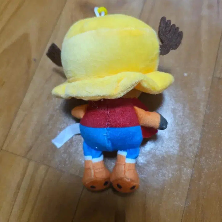 [BUNJANG] One Piece Chopper Yellow Hat Plush Keychain / 원피스 쵸파 노란모자 봉제인형 키링 열쇠고리