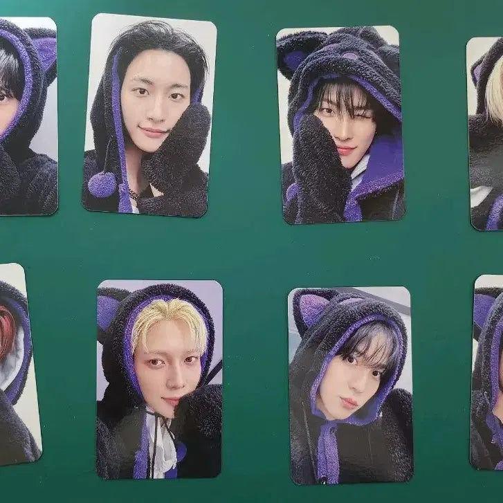 [BUNJANG] ATEEZ 8 Members Unofficial Photocard Set / ATEEZ 에이티즈 맴버 포카 8맴버 포토카드 ((정식포카아닙니다))
