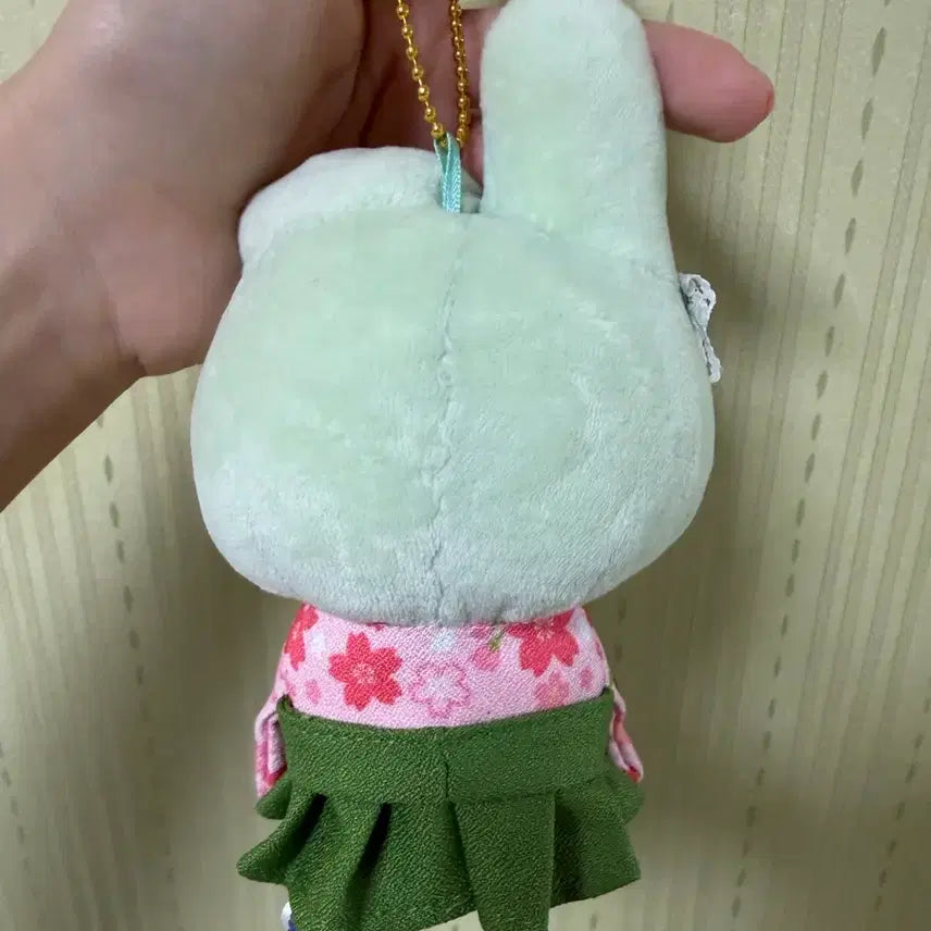 [BUNJANG] My Melody Matcha Plush Keychain (Japan Exclusive) / 말차 마이멜로디 인형키링(일본정품)