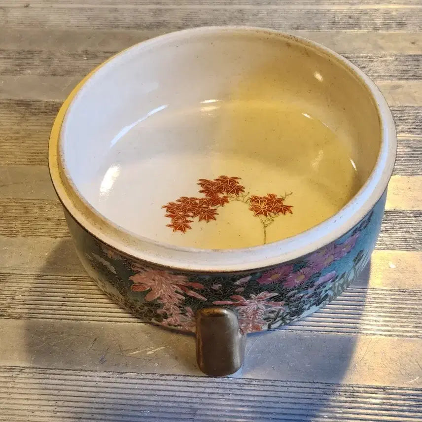 [BUNJANG] Satsumayaki Water Basin with Three Legs / 일본에서온 사츠마야끼 수반,삼족필세
