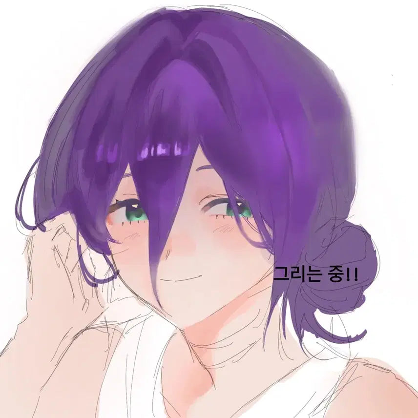 [BUNJANG] Custom Digital Art Commission - Bust &amp; Full Body Sketch Style / 열심히함!) 두상반신 낙서퀄 커미션 그림그려드려욤