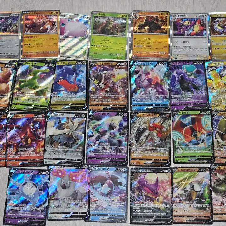 [BUNJANG] Pokemon Card Set (Roaring Moon SAR, Iron Boulder UR, etc.) / 포켓몬카드(날뛰는우레 sar, 무쇠무인ur 등등)