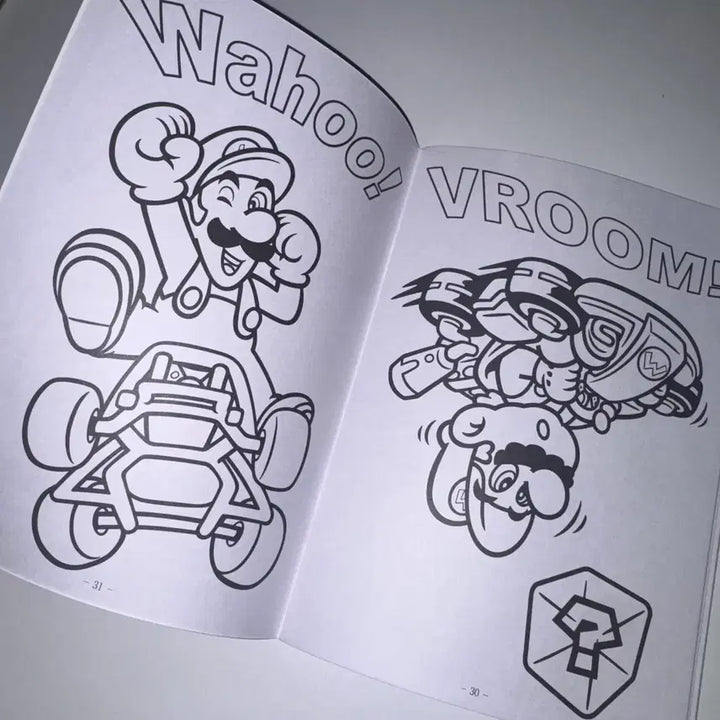 [BUNJANG] Super Mario Coloring Book / 슈퍼마리오 컬러링북