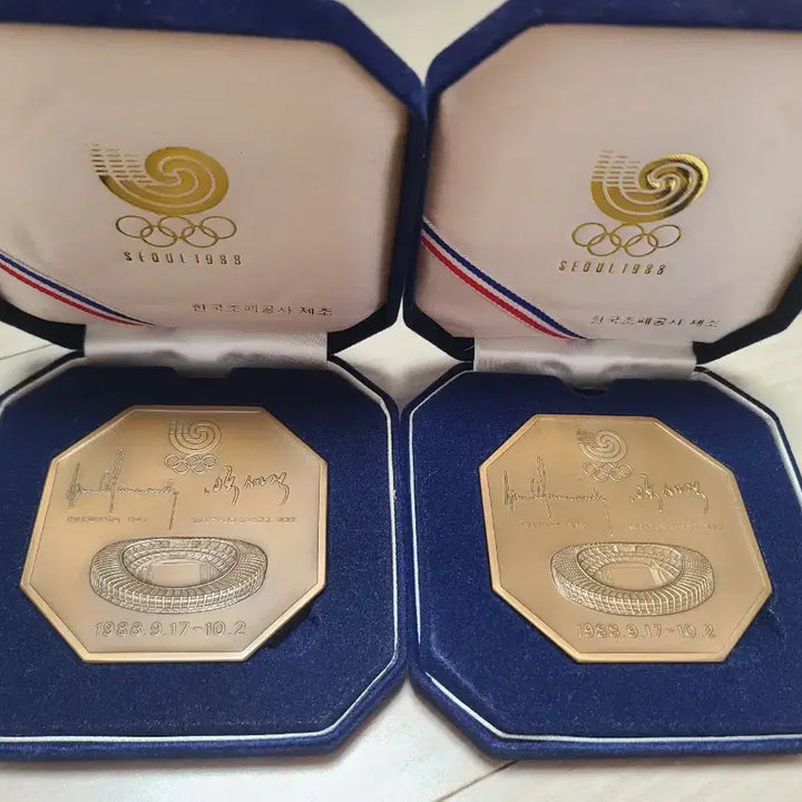 [BUNJANG] 24th Seoul Olympic Games Commemorative Medal Set / [미사용]24회 서울올림픽대회 기념 메달