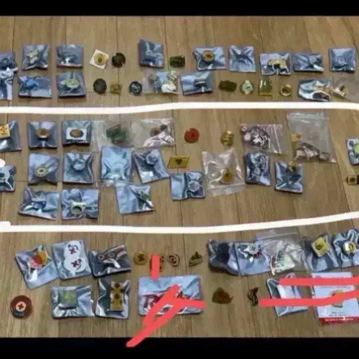 [BUNJANG] Korean Red Cross Emblem Badge Collection / Rcy뱃지 대한적십자사 뱃지