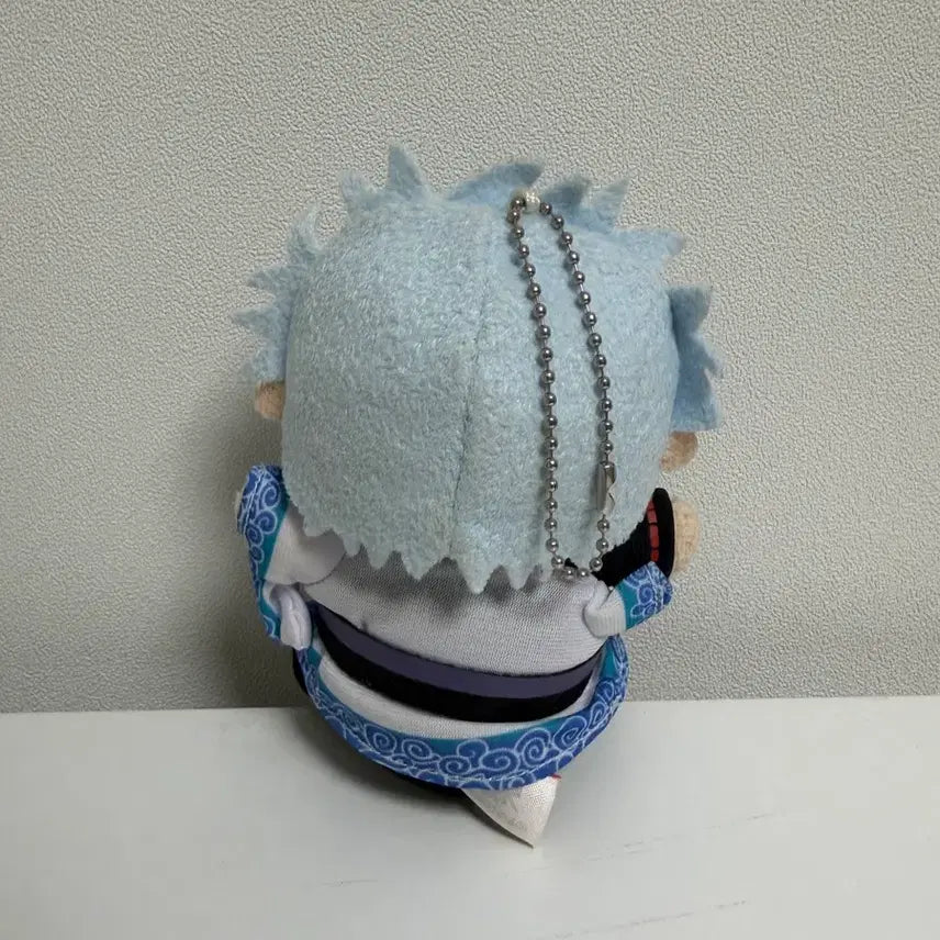[BUNJANG] Gintama Gintoki "Ginsan" Kutsurogi Nuii Keychain Plush / 은혼 긴토키 긴상 요리누이 키링 인형