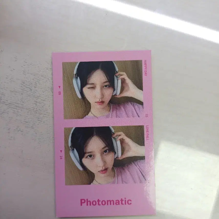 [BUNJANG] IVE Gaeul Photomatic Photocard / 아이브 가을 포토마틱 양도
