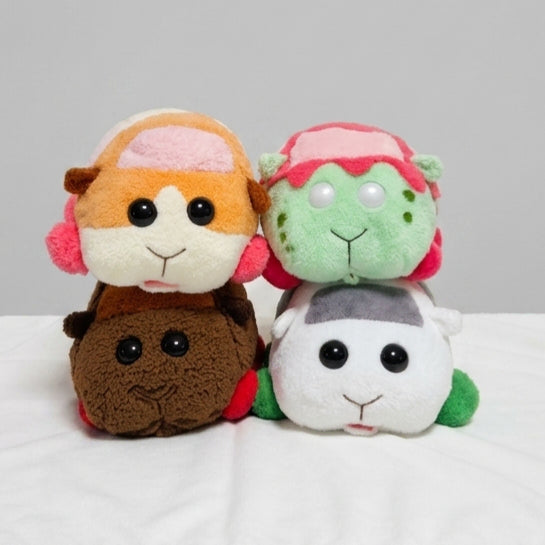 [BUNJANG] Pui Pui Molcar Warm Healing Plushie Set (4 Types, Bundle Set) / 급처가) 뿌이뿌이 모루카 따끈따끈 치유되는 누이구루미 인형 세트(4종 일괄)