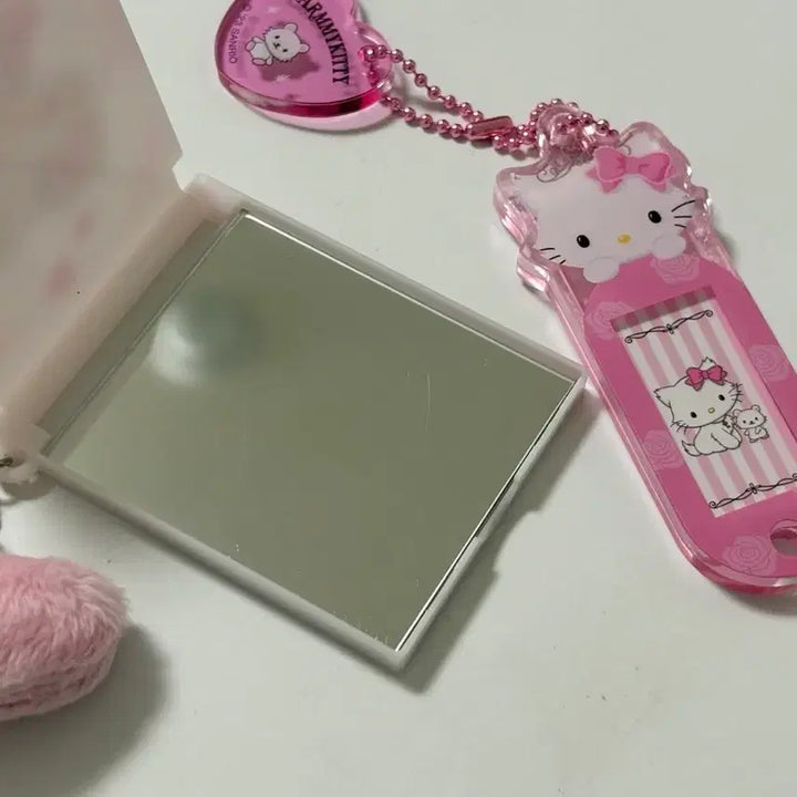 [BUNJANG] Sanrio Charmmy Kitty Name Tag Keychain Mirror Gacha / 챠미키티 산리오 네임택키링 거울 가챠