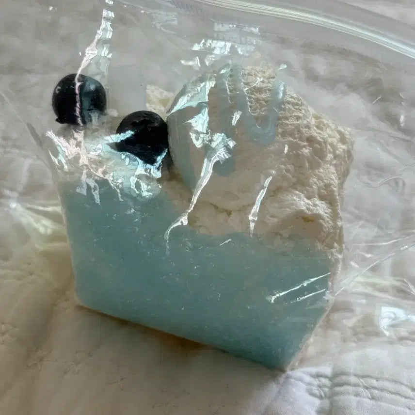 [BUNJANG] Hahajing Blueberry Bingsu Squishy / 하하징 블루베리 빙수 말랑이