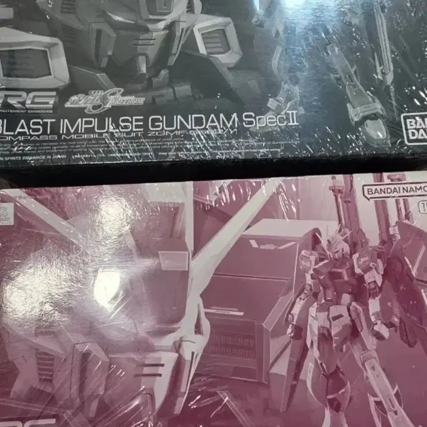 [BUNJANG] RG Blast Impulse Gundam Spec II &amp; Destiny Impulse Gundam Model Kit Bundle / RG 블래스트 임펄스 건담 SpecII / 데스티니 임펄스 건담
