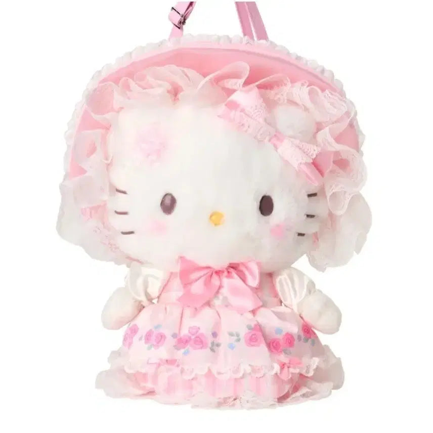 [BUNJANG] Sanrio Merchen Party Series Kitty Plush Shoulder Bag / 산리오 메르헨 파티 시리즈 키티 봉제인형 숄더백