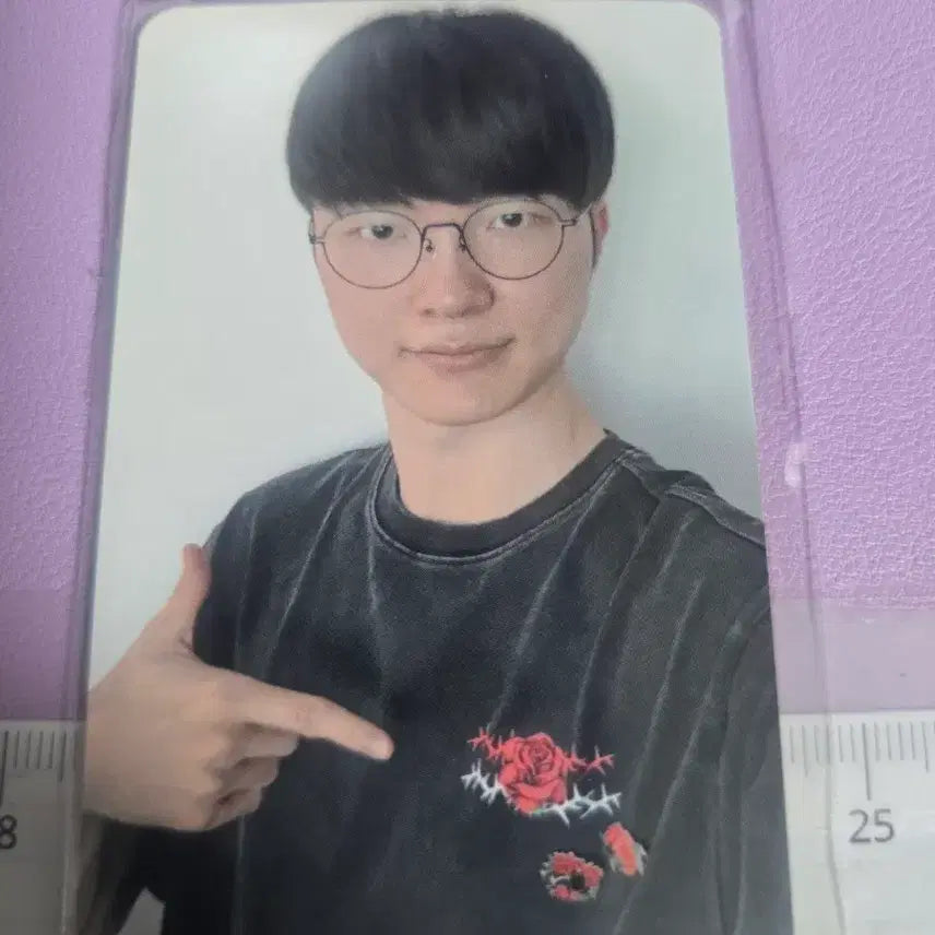 [BUNJANG] Faker 30th Anniversary T-Shirt Photocard / 페이커 30주년 티셔츠 포토카드