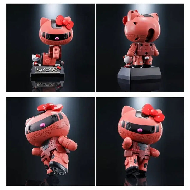[BUNJANG] Chogokin Hello Kitty Gundam Collaboration Set / 새상품) 초합금 헬로키티 건담 사야자쿠2 + 시마시마 일괄판매