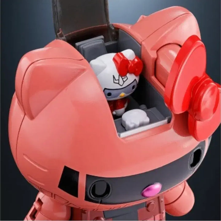 [BUNJANG] Chogokin Hello Kitty Gundam Collaboration Set / 새상품) 초합금 헬로키티 건담 사야자쿠2 + 시마시마 일괄판매