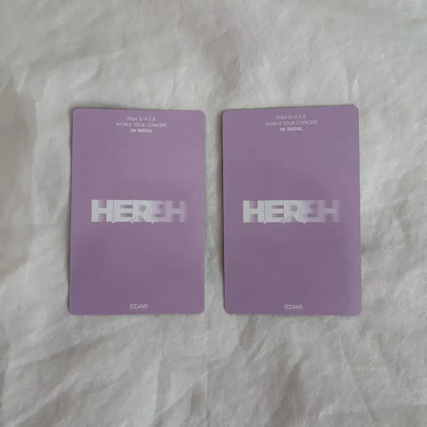 [BUNJANG] IU 2024 HER Concert POB Photocard / 아이유 2024 HER콘 헐콘 3/2 특전 포카
