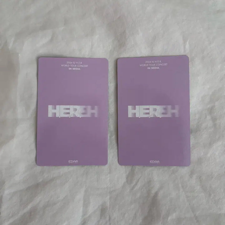 [BUNJANG] IU 2024 HER Concert POB Photocard / 아이유 2024 HER콘 헐콘 3/2 특전 포카