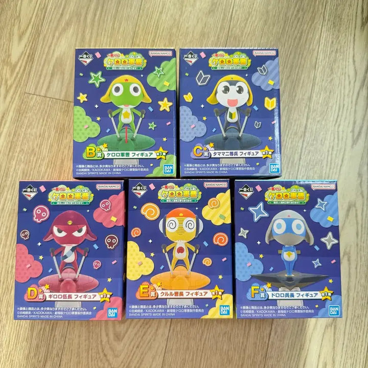 [BUNJANG] Ichiban Kuji Keroro Gunso Complete Figure Set (Sealed) / 제일복권 케로로 피규어 미개봉 일괄